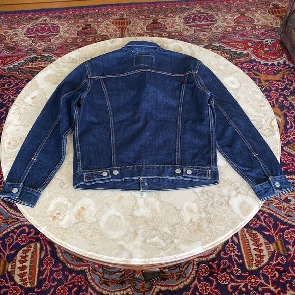 NWT Levi’s  Trucker Red Tab Jean Jacket Dark Denim - Picture 3 of 14